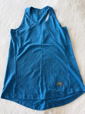 Tracksmith horizon blue tank S